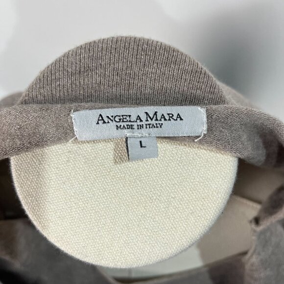 🌸 Timeless Angela Mara Beige Dress - Made in Italy, Size L 🌸 - Picture 4 of 4